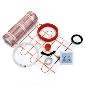 Zestaw ogrzewania podłogowego TV TO 170W/m2 - 1-stronnie zasilany - regulator programowalny TVT 31 WiFi Thermoval - 8m2