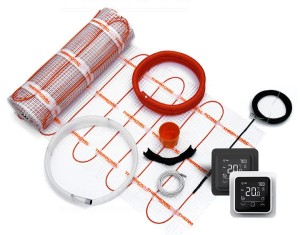 Zestaw ogrzewania podłogowego TV TO 170W/m2 - 1-stronnie zasilany - regulator programowalny TVT 40 CB WiFi Thermoval - 4m2 